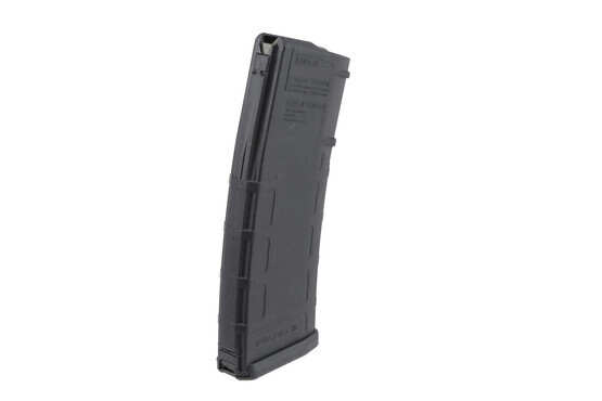 The Magpul PMAG 5.56 magazine has a stainless steel follower spring and a constant curve geometry for reliable feeding